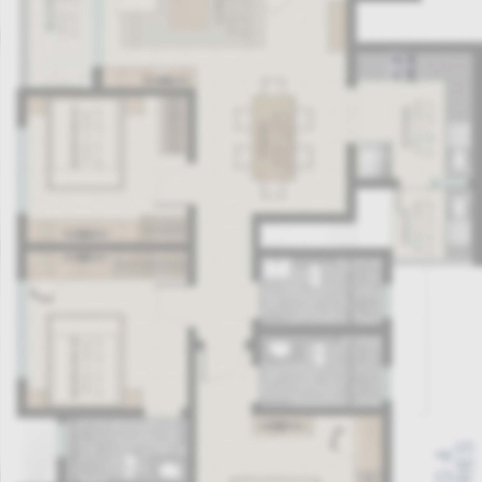 3 BHK Floor Plan